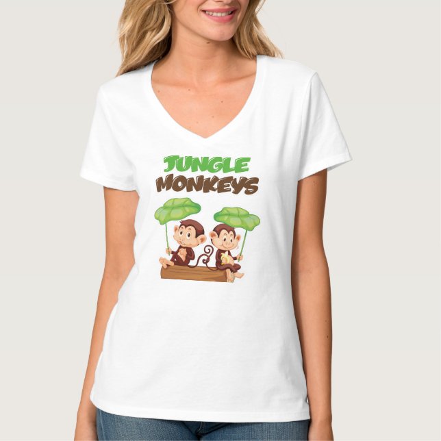 JUNGLE MONKEYS T-Shirt (Vorderseite)