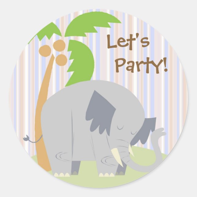 Jungle Party Stickers (Vorderseite)