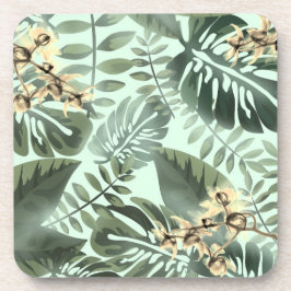 Jungle Print mit Cream Orchids Untersetzer Set
