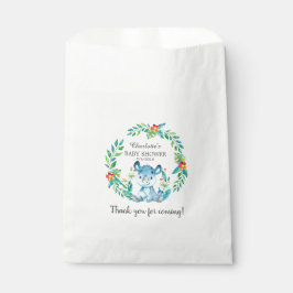 Jungle Rhino Baby Showdusche Gefälligkeitstaschen Geschenktütchen