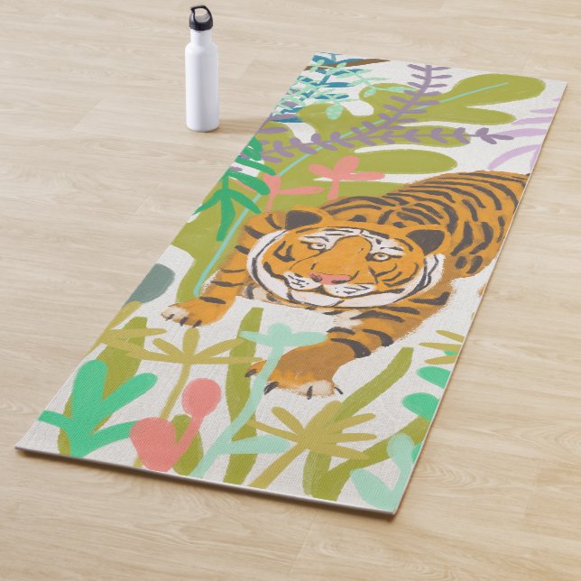 Jungle Roar - Tiger Yogamatte (Beispiel)