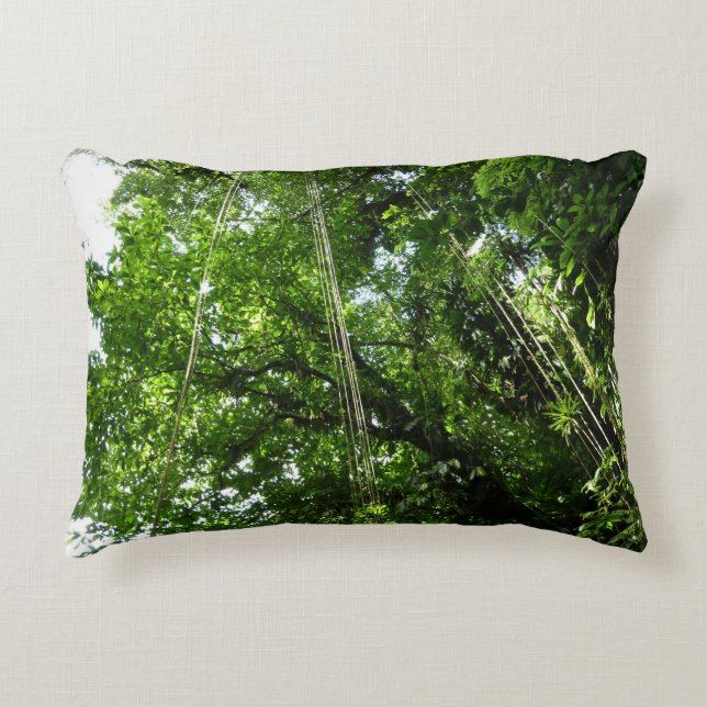 Jungle Ropes Rainforest Fotografie Zierkissen (Vorderseite)
