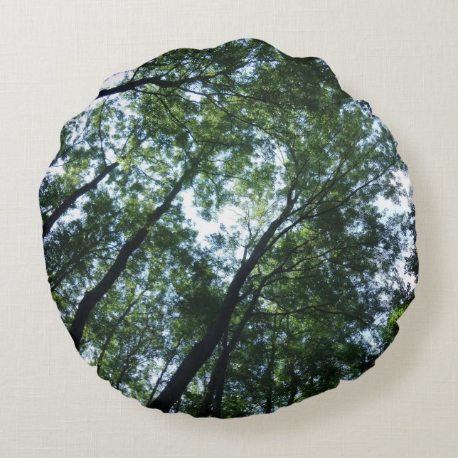 Jungle Round Pillow Rundes Kissen (Rückseite)
