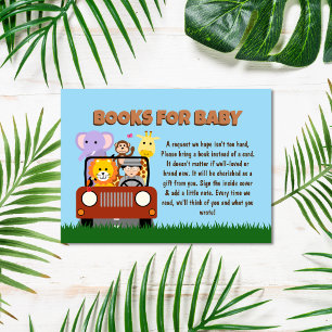 Jungle Safari Animal Baby Dusche Bücher für Baby Begleitkarte