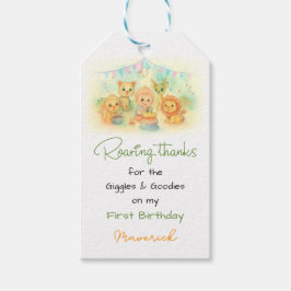 Jungle Safari Animal theme | Boy 1st Birthday Geschenkanhänger
