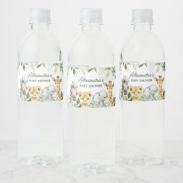 Jungle Safari Animals Baby Dusche