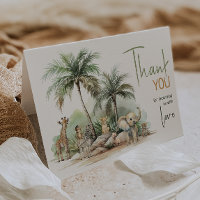 Jungle Safari Animals Kinderdusche geklappt