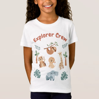 Jungle Safari Animals Kindergeburtstag T-Shirt