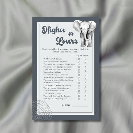 Jungle Safari Elephant Hoher oder Unterer Babydusc