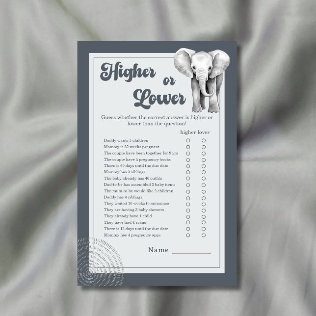 Jungle Safari Elephant Hoher oder Unterer Babydusc (Von Creator hochgeladen)