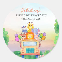 Jungle Safari Ride Theme 1st Birthday