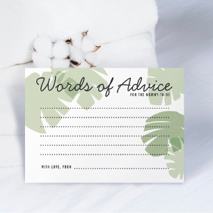 Jungle Safari Verlasse Baby Shower Addon Card Hinweiskarte