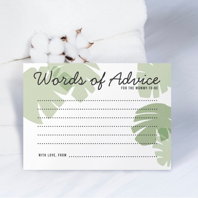 Jungle Safari Verlasse Baby Shower Addon Card Hinweiskarte (Von Creator hochgeladen)