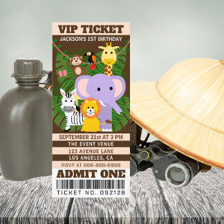 Jungle Safari VIP Ticket Kindergeburtstag