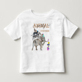 Jungle Safari Wild One Birthday Party Tier Kleinkind T-shirt