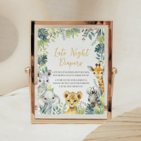 Jungle Safari Wild One Spate Night Diapers