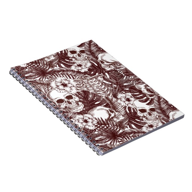 Jungle Skulls Foto Notebook Notizblock (Rechte Seite)