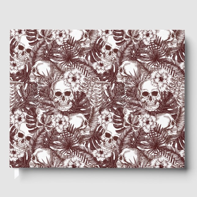 Jungle Skulls Gäestbook Gästebuch (Vorderseite)