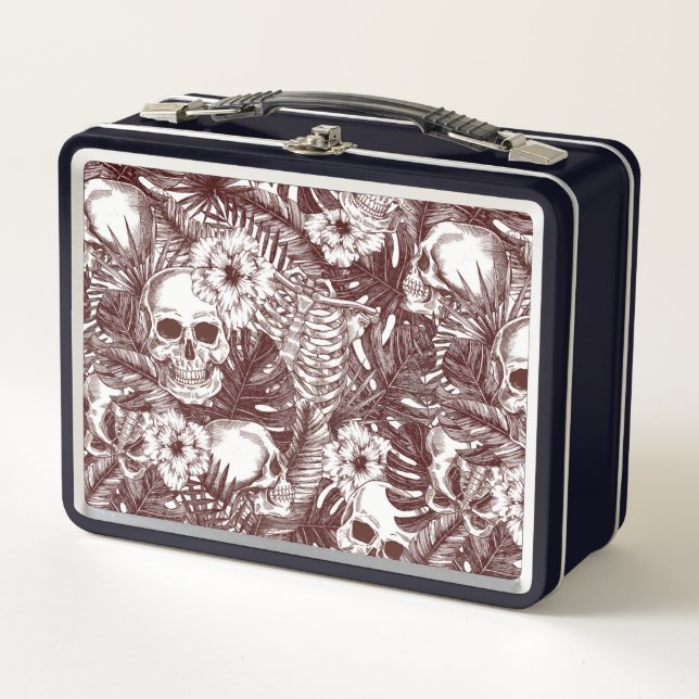 Jungle Skulls Lunchbox (Vorderseite)