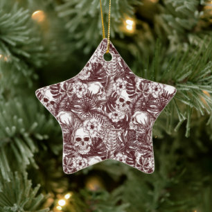 Jungle Skulls Ornament