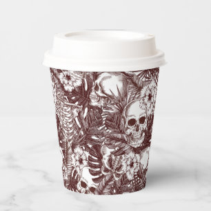 Jungle Skulls Paper Cups Pappbecher