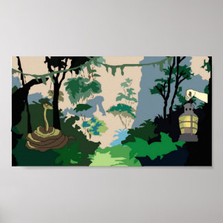 Jungle Snake Poster