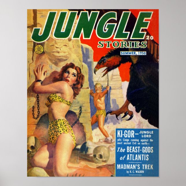 Jungle Stories Sommer 1950 Poster (Vorne)