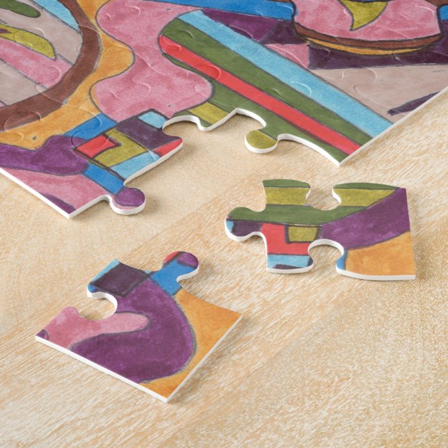 "Jungle Stripes I" Abstrakte Kunst (Seite)