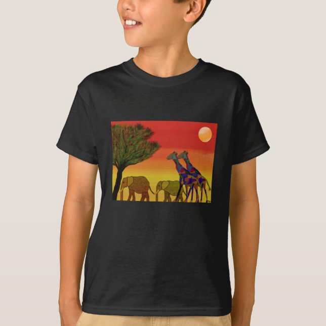 Jungle Sunset T-Shirt (Vorderseite)