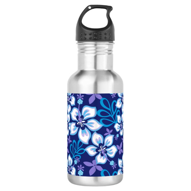 JUNGLE SURF (BLAUER COMBO) EDELSTAHLFLASCHE (Vorderseite)