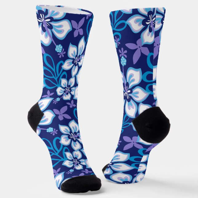 JUNGLE SURF (BLAUER COMBO) SOCKEN (Gewinkelt)