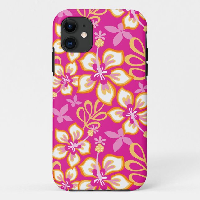JUNGLE SURF (HOT PINK COMBO) Case-Mate iPhone HÜLLE (Rückseite)