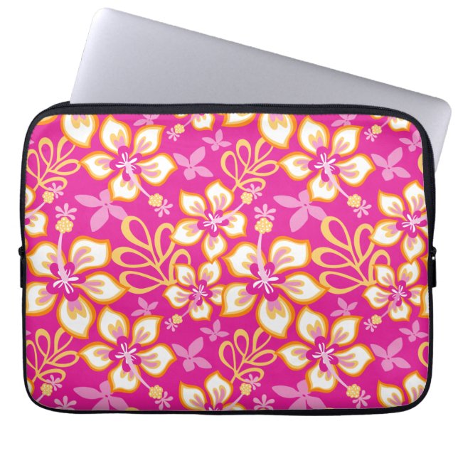 JUNGLE SURF (HOT PINK COMBO) LAPTOPSCHUTZHÜLLE (Vorderseite)
