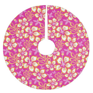 JUNGLE SURF (HOT PINK COMBO) POLYESTER WEIHNACHTSBAUMDECKE