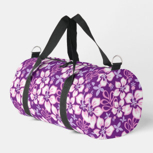 JUNGLE SURF PATTER IN LILA DUFFLE BAG