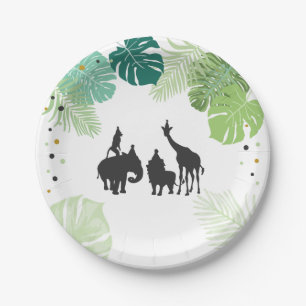 Jungle Tiere Geburtstag Paper Tellers Safari Zoo Pappteller