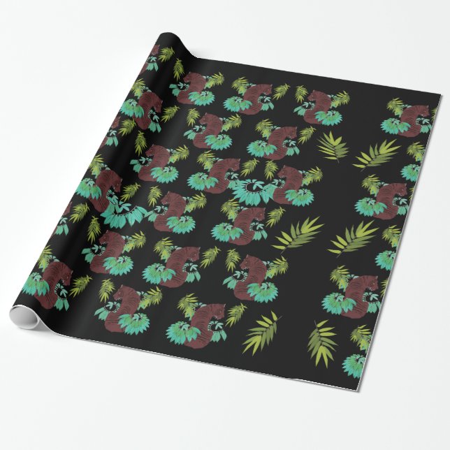 Jungle Tiger Geschenkpapier (Ungerollt)