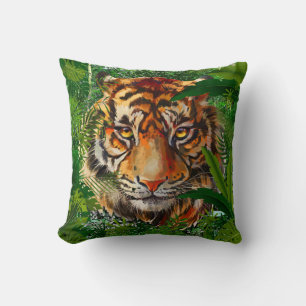 Jungle Tiger Pillow Farbiges Tiger-Kissen Kissen