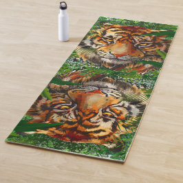 Jungle Tiger Yoga Mat - Wildtiere Große Katzen Yogamatte