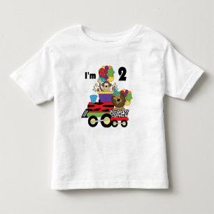 Jungle Train 2e anniversaire T-shirts et cadeaux