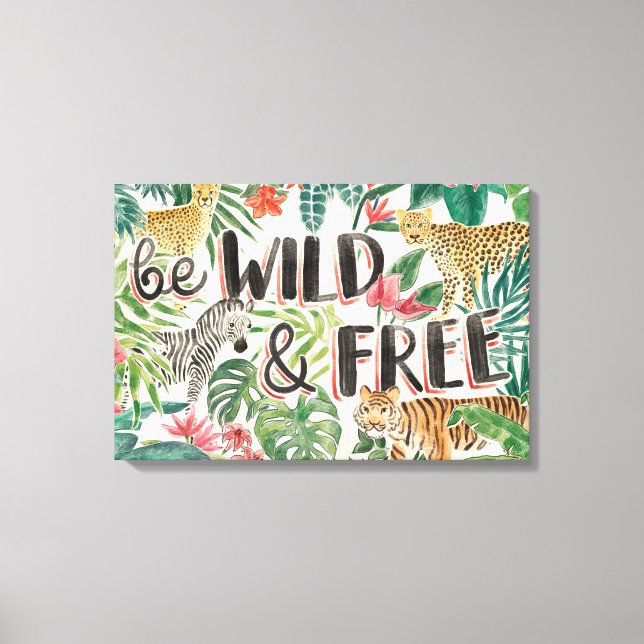 Jungle Vibes Leinwanddruck (Vorderseite)