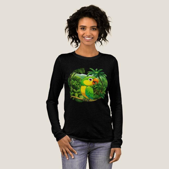 Jungle Vibes Tri-Blend Shirt (Volle Vorderseite)