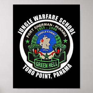 Jungle Warfare School Fort Sherman Toro Point Pana Poster