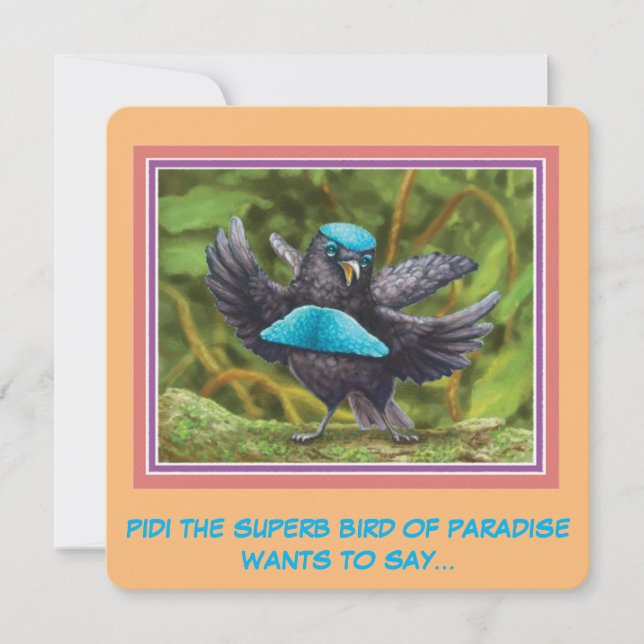 Jungle Whispers Of Encouragement Series Carte Plat (Devant)