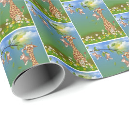 Jungle wild zum Geburtstag Geschenkpapier