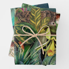 Jungle Wrapping Paper Geschenkpapier Set