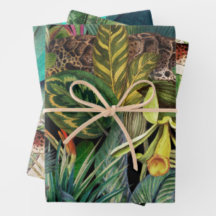 Jungle Wrapping Paper Geschenkpapier Set