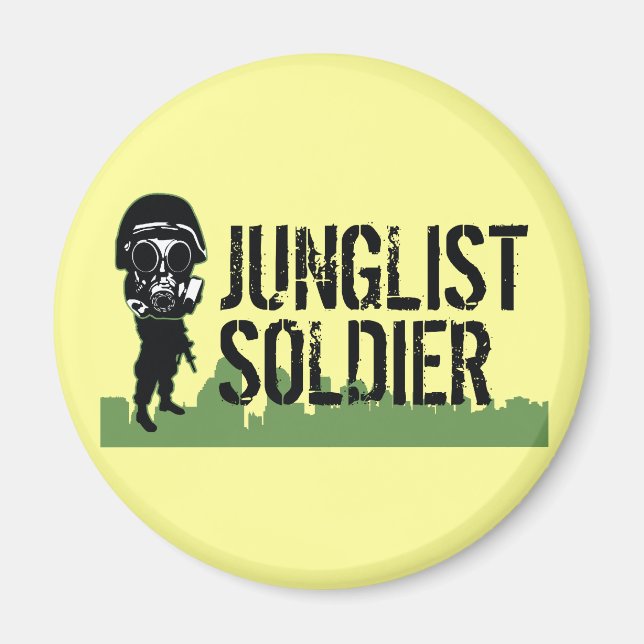 Junglist Soldier Magnet (Vorne)