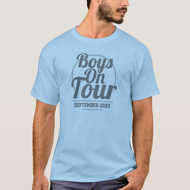 Jungs auf Tour Lads auf Holiday T - Shirt (Vorderseite)