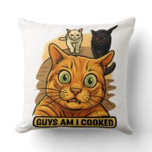 Jungs, bin ich erledigt? Lustiges Katzen-Meme Pani